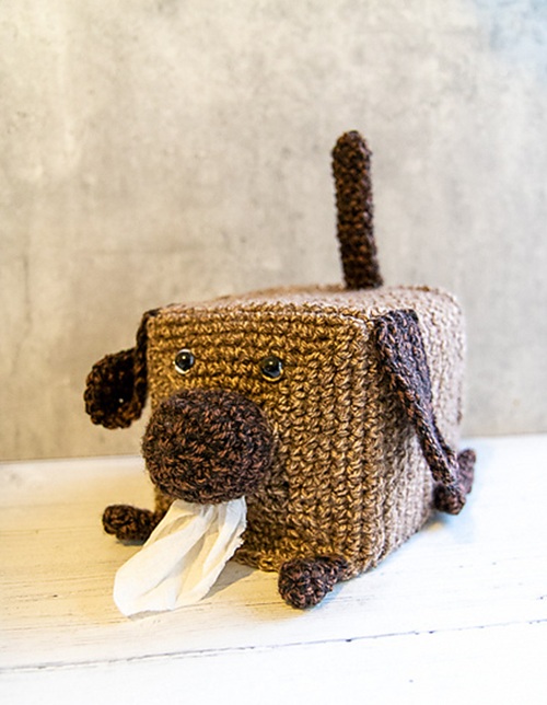 dog tissue Box Cover ƒ‚‚“ Free Pattern