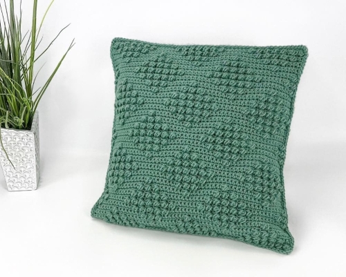 Boho Crochet Pillow Cover