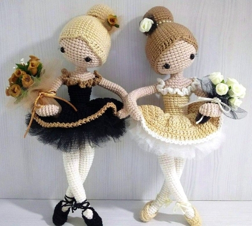 Dancing Amigurumi Ballerinas