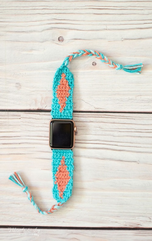 Watch Straps Free Crochet Patterns 1