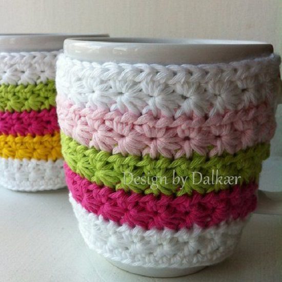 DIY Crochet Mug Cozy 5