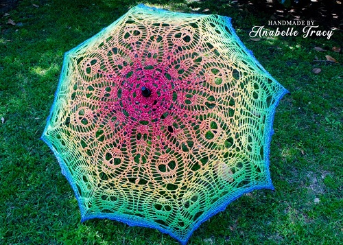 Easy and Cute Crochet Parasol Pattern