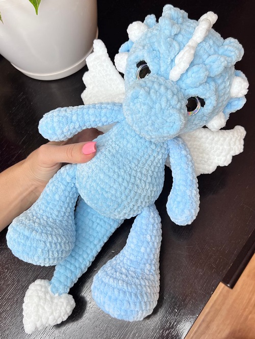 Adorable Crochet Dragon