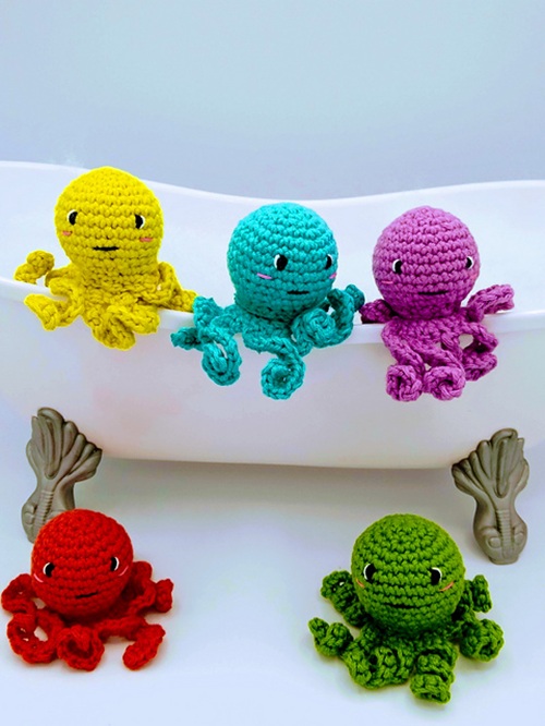 Mini Crochet Octopus