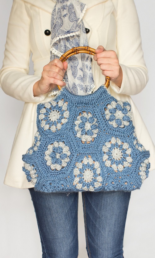 Stunning Crochet Hexagon Bag Patterns Ideas 2