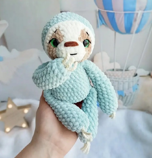 blue baby sloth