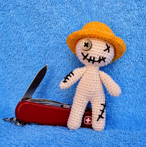 Halloween man keychain