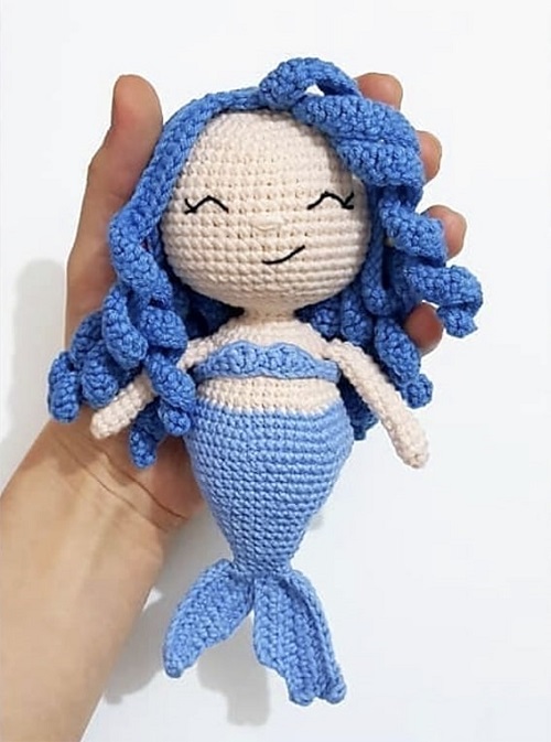 Crochet Mermaid Amigurumi Free Pattern 4