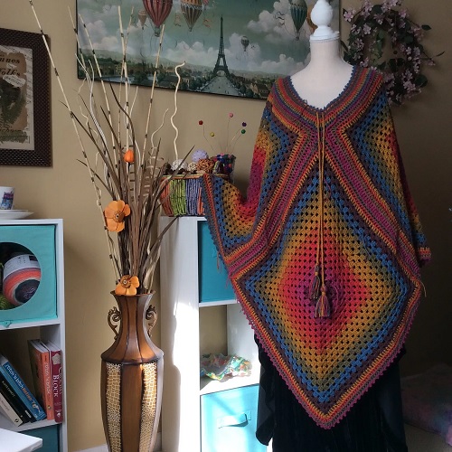 Mandala Poncho