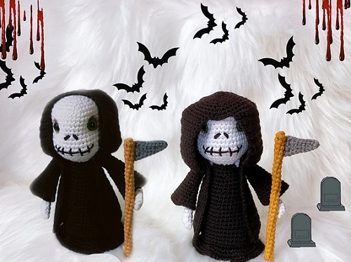 Scary Grim Reapers Crocheted Pattern