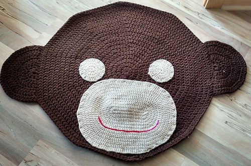 Curious Monkey Rug 1