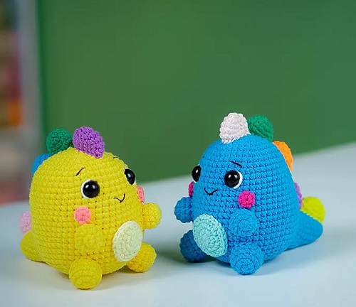 Cute Chubby Dinosaur Crochet Pattern