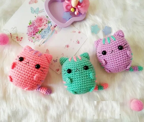 Group of Cats Free Crochet Patterns