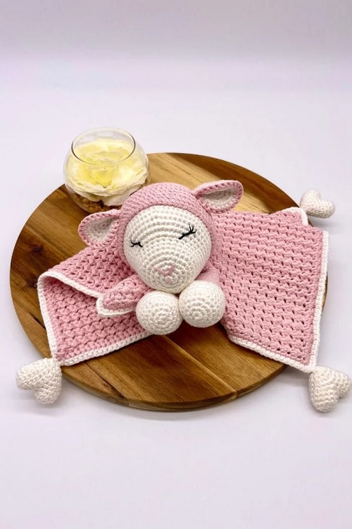 Free Crochet Lamb Lovey Pattern