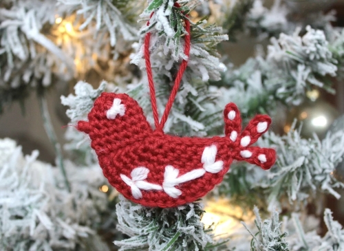 Nordic Dove Christmas Ornament