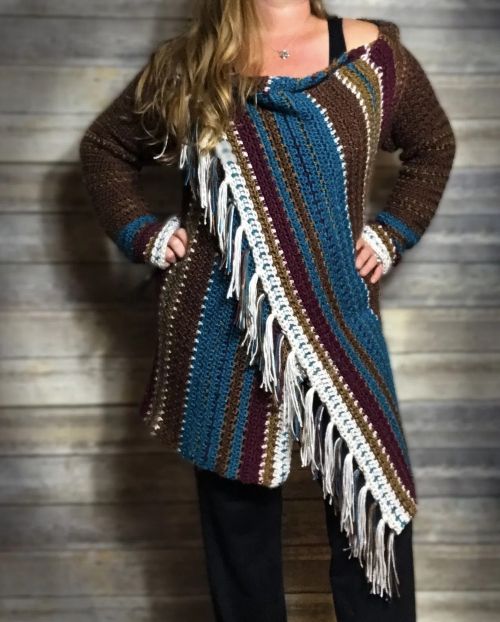 Navajo Inspired Blanket Cardigan