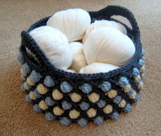 DIY Crochet Basket 9
