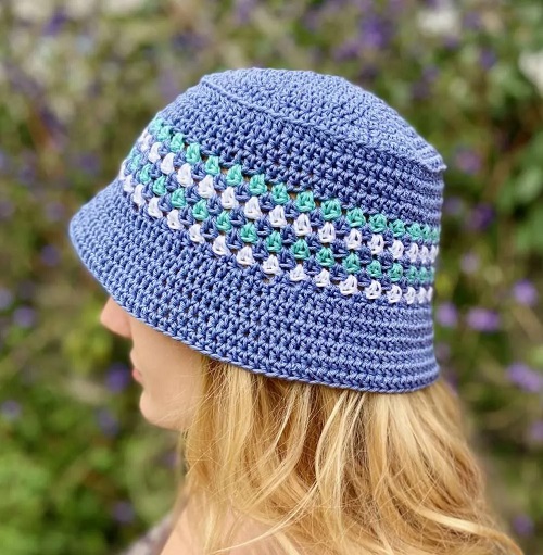 Easy Crochet Bucket Hat 2