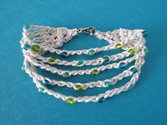 DIY Crochet Bracelet 4