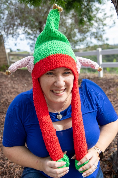 Crochet Elf Hat with Moving Ears