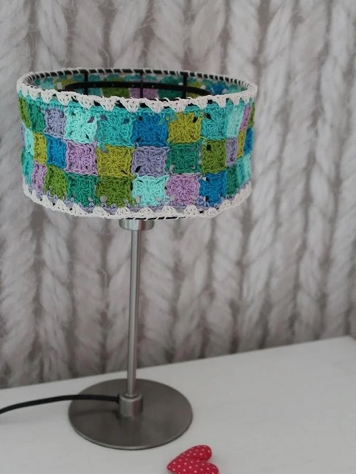 Easy Crochet Lampshade 3