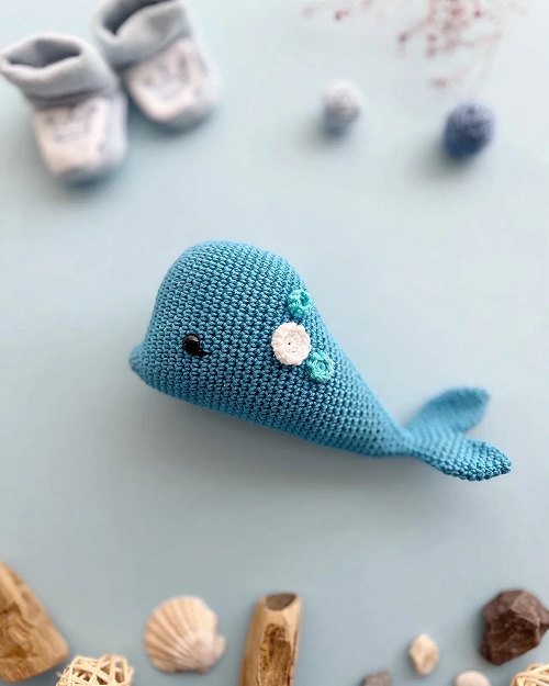 Crochet Blue Whale
