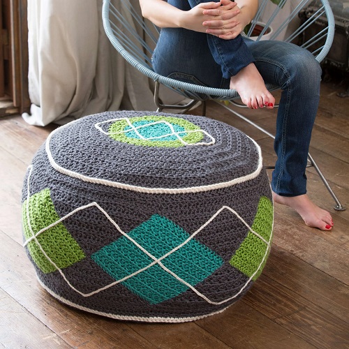 Crochet Ottoman Free Patterns 1