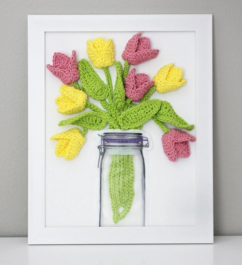 crochet tulips free patterns 5