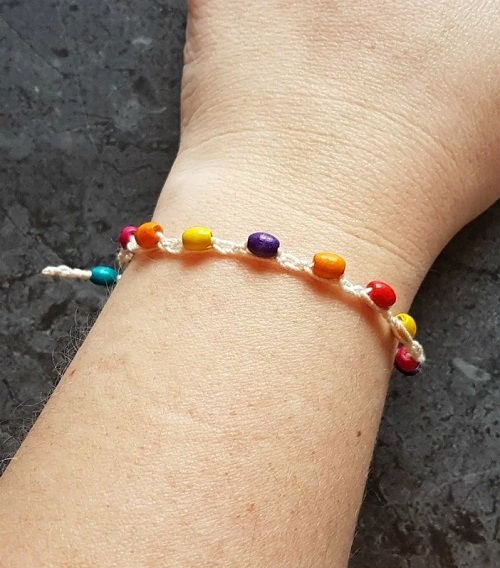 Simple Boho Beaded Bracelet Pattern