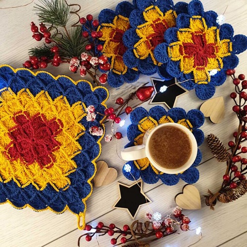 The Bavarian Trivet Free Crochet Pattern