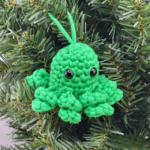 Crochet Octopus Ornament