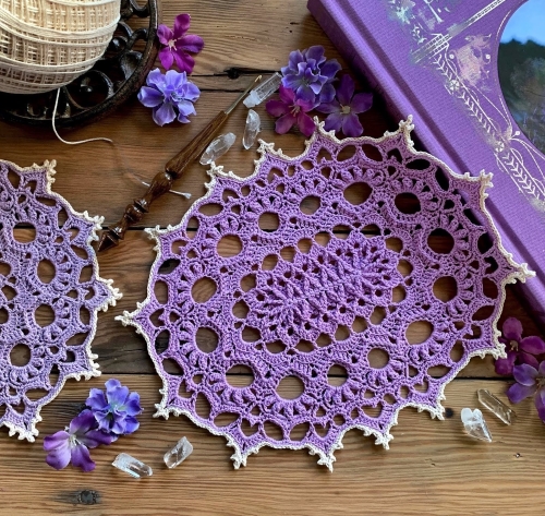 Crochet Oval Doily Placemat Free Pattern