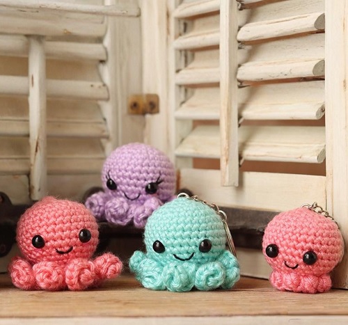 Sea Animals Keychain Free Patterns 2