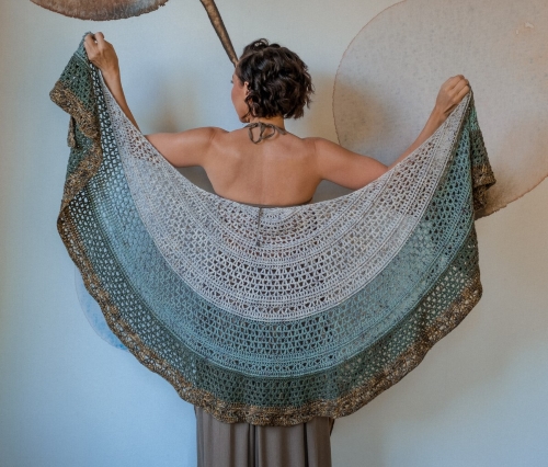 Crochet This Moon Inspired Shawl