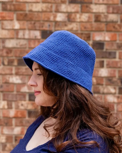 Easy Crochet Bucket Hat Idea