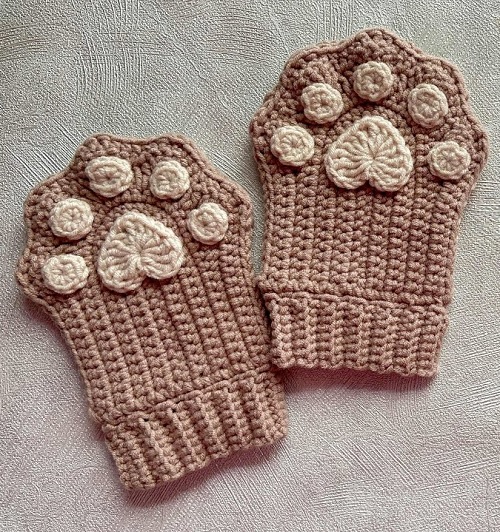 Crochet Unique Hand Warmer Free Patterns 4