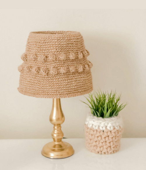 diy Crochet Lampshade 2