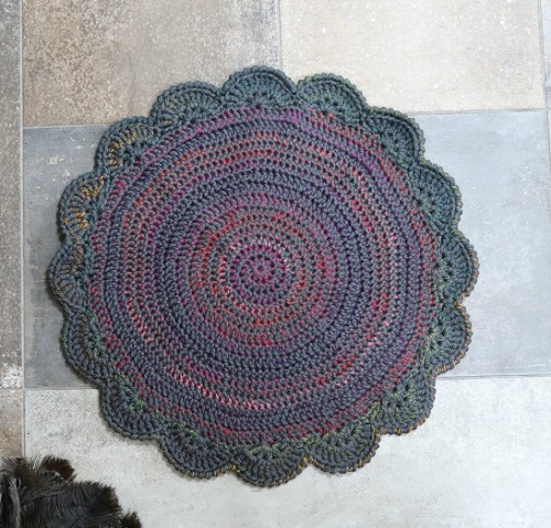 Cosy Flower Rug Pattern