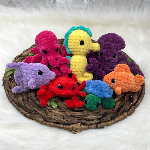No-Sew Crochet Turtle Pattern