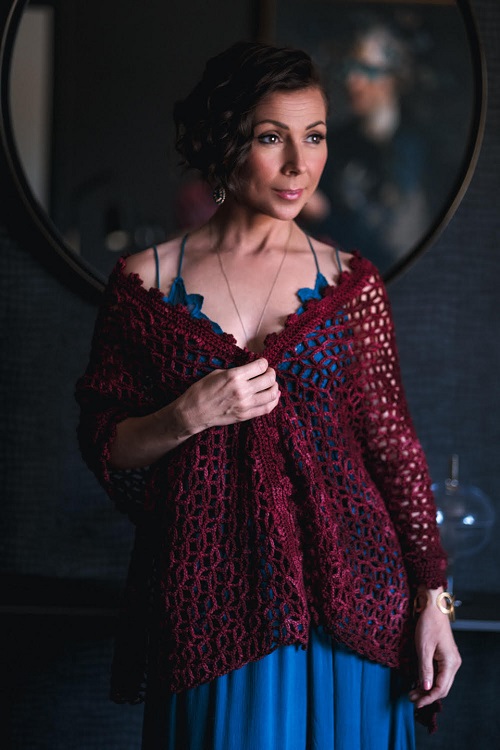 Floral Shawl Crochet Patterns 3