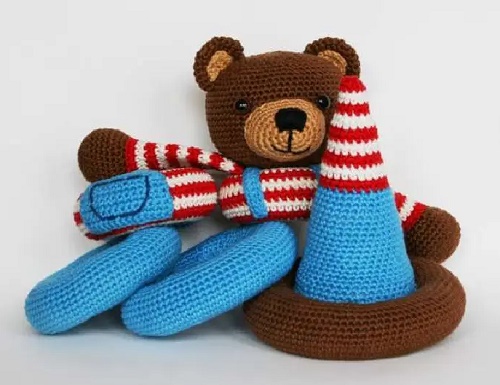 Bear Stacking Toy Crochet Pattern