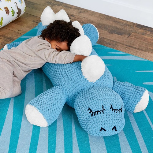 Snug-O-Saurus Crochet Body Pillow Pattern
