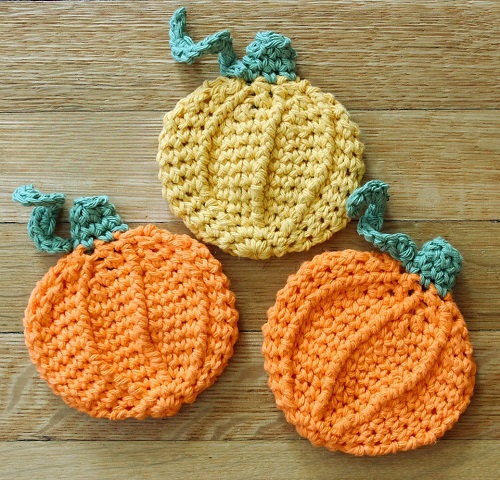 Pumpkin Dishcloth