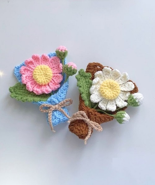 mini daisy bouquet