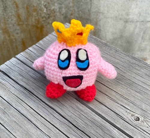 Kirby Coin Pouch Free Crochet Pattern
