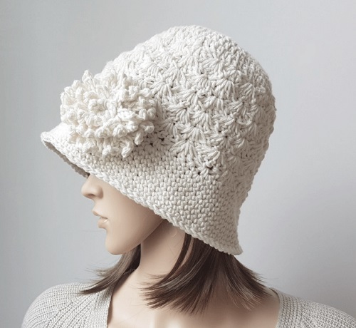 DIY Crochet Chemo Cap Ideas 3