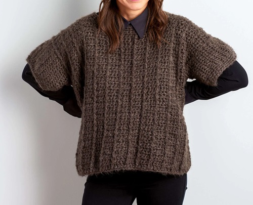 Vertical Ridges Crochet Top Pattern