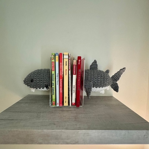 Shark Bookends Crochet Pattern