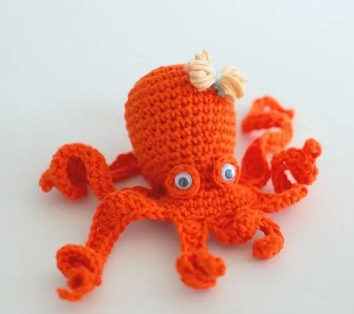 Cute and Easy Crochet Octopus 2