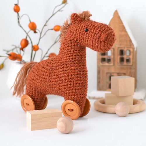 Horse Toy Free Crochet Pattern